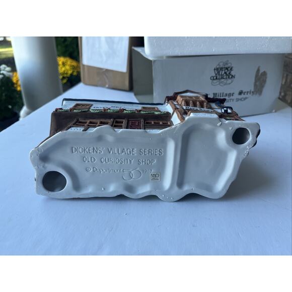 Dept 56 The Old Curiosity Shop Heritage Dickens Village Series 1987 Box & Light - Picture 8 of 11